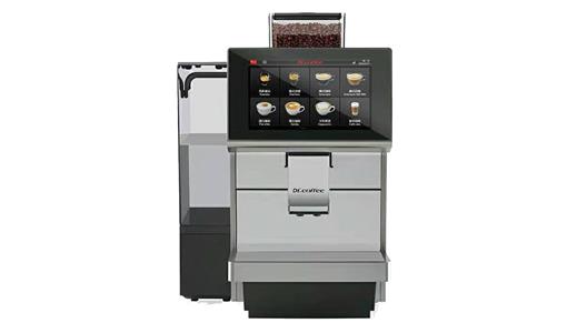 一款適宜辦公室、酒店、餐廳、用餐區(qū)的商用全自動咖啡機：咖博士F12咖啡機